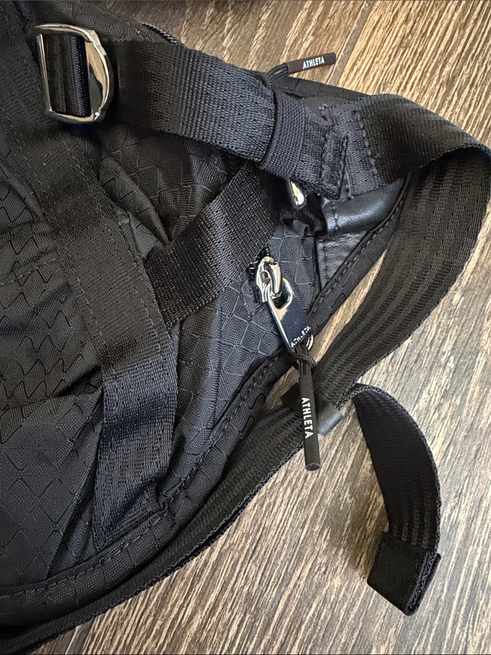 Athleta Women’s Black Excursion Large Belt/Crossbody Bag - Picture 7 of 12